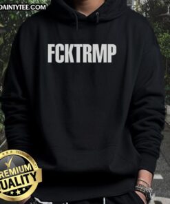 Cool 'Nice Hot Fck Trump' hoodie design featuring bold graphics and a stylish look for political statement fashion.