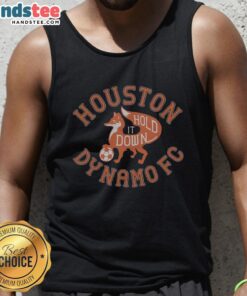 Nice Houston Dynamo FC Hold It Down tank top featuring vibrant team colors and logo, perfect for fans and summer wear.