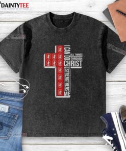 Nice I Can Do All Things Through Christ Who Strengthens Me shirt for Stanford Cardinal football fans, stylish and inspirational.