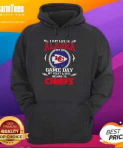 Kansas City Chiefs hoodie for fans living in Alaska, showcasing team spirit on game day with a cozy design.