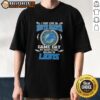 Alt Text: Detroit Lions T-Shirt: 'I May Live In South Dakota But My Heart Belongs To Detroit Lions' on game day.