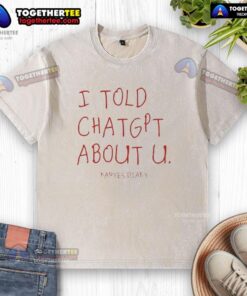 Nice I Told ChatGPT About U Kanye's Diary washed t-shirt featuring a unique design and casual style for fans.