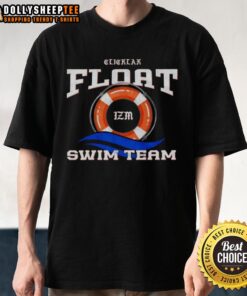 Nice Izm Float Swim Team Music T-Shirt featuring a vibrant design perfect for swimmers and music lovers.
