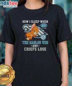Nice Jerry How I Sleep Tee showcases a fun design celebrating Eagles wins and Chiefs losses, perfect for fans.
