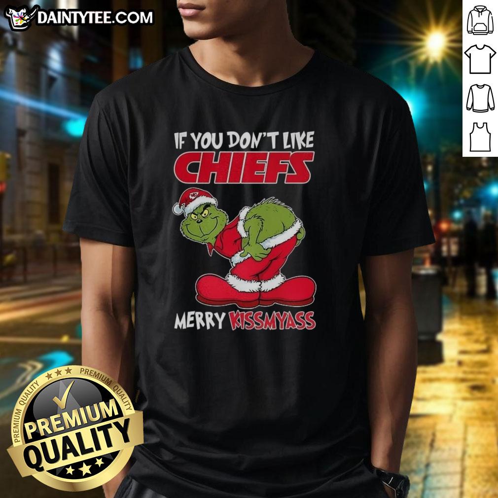 nice-kansas-city-chiefs-grinch-if-you-dont-like-chiefs-merry-krissmyass-funny-christmas-t-shirt-1 Funny Kansas City Chiefs Grinch Christmas T-shirt: 'If You Don't Like Chiefs, Merry Krissmyass' design for festive fans.