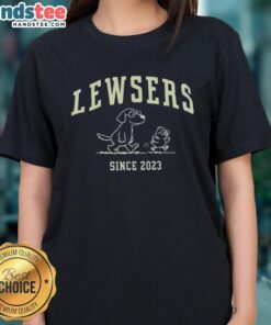 Nice Lewsers Since 2023 ladies tee featuring stylish design and comfortable fit for casual wear.