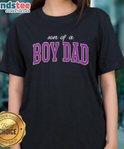 Nice Lil Sasquatch Son of a Boy Dad Ladies Tee featuring a playful Sasquatch graphic for fun-loving moms.