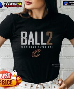 Nice Lonzo Ball Cleveland Cavaliers Basketball Elite Logo Ladies Tee featuring vibrant team colors and stylish design.