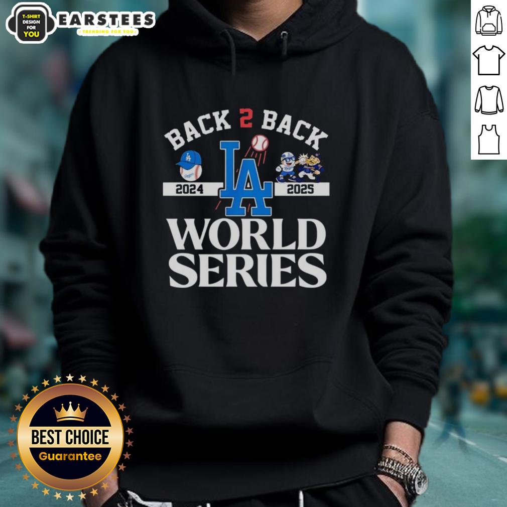 nice-los-angeles-dodgers-back-2-back-2024-2025-world-series-hoodie Los Angeles Dodgers Back-to-Back 2024-2025 World Series hoodie featuring team logo and stylish design.