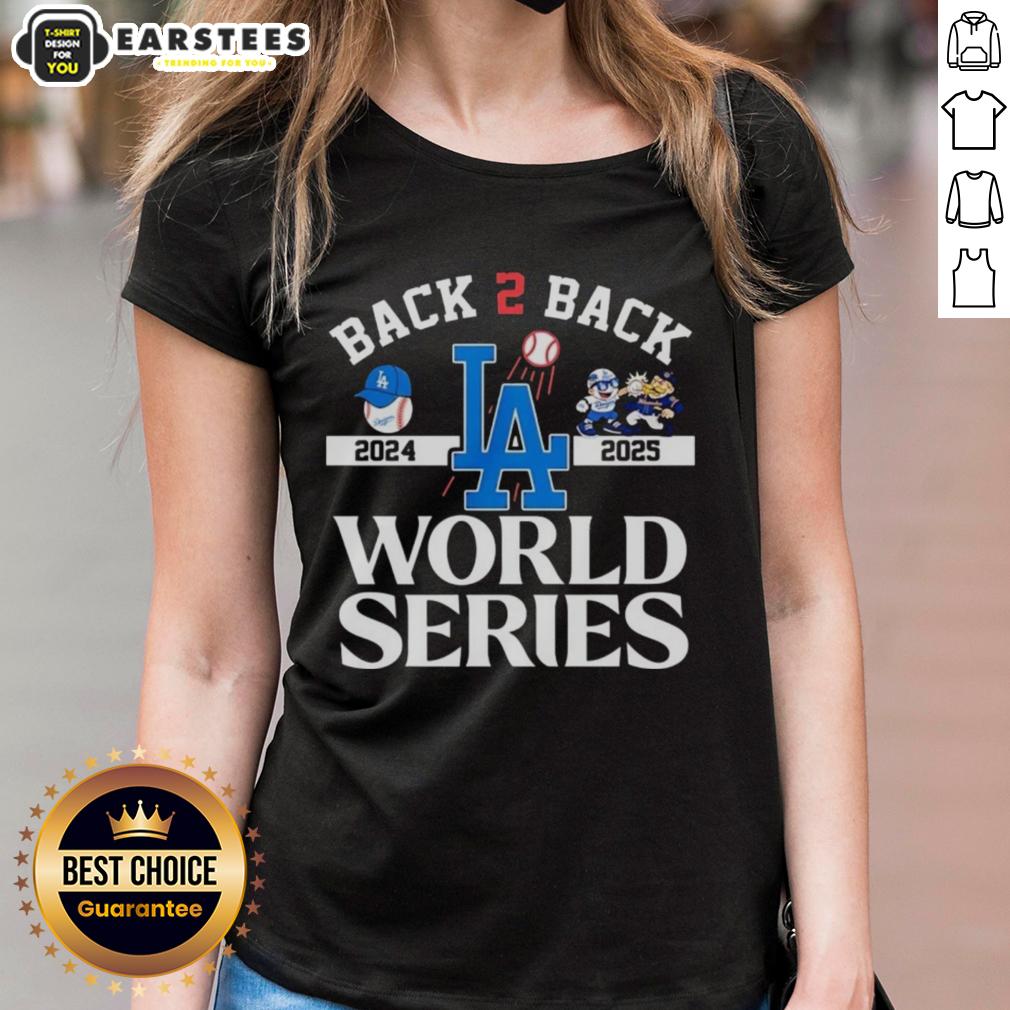 nice-los-angeles-dodgers-back-2-back-2024-2025-world-series-ladies-tee Los Angeles Dodgers Back 2 Back 2024 2025 World Series ladies tee shirt showcasing team pride and championship celebration.