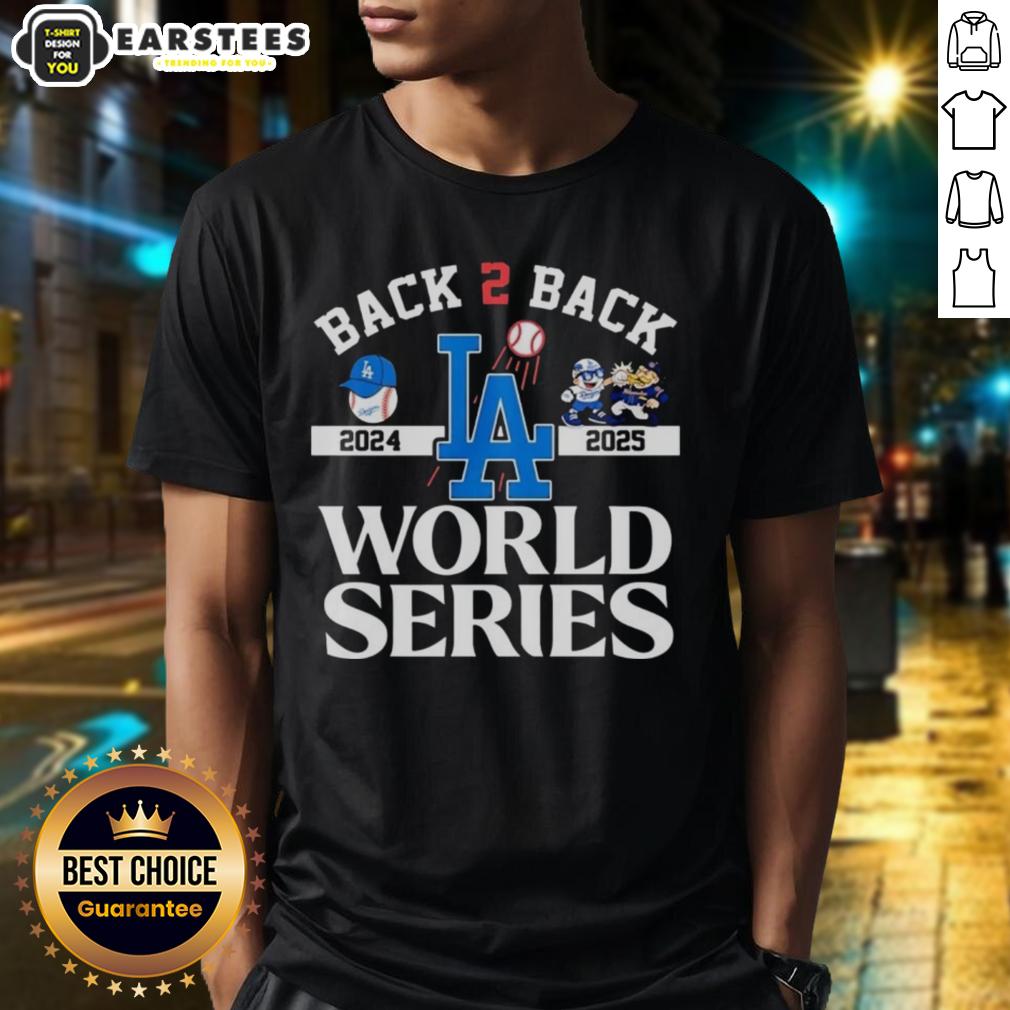 nice-los-angeles-dodgers-back-2-back-2024-2025-world-series-t-shirt Los Angeles Dodgers Back 2 Back 2024-2025 World Series T-Shirt showcasing team pride and championship spirit.