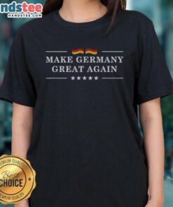 Nice Make Germany Great Again Ladies Tee featuring a stylish design, perfect for casual wear and expressing patriotism.