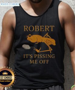 Nice Marcus the Worm tank top featuring 'It's Pissing Me Off' graphic, perfect for casual wear and worm enthusiasts.