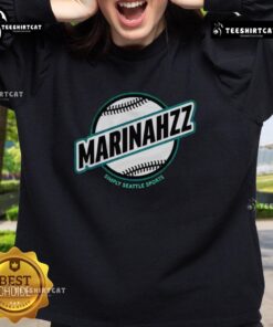 Seattle Mariners sweatshirt by Nice Marinahzz, showcasing team spirit and style for Seattle sports fans.