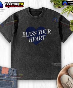 Megan Moroney 'Bless Your Heart' baby doll washed t-shirt in soft fabric, perfect for casual outfits and fans.