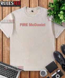 Miami Dolphins fire Mike McDaniel washed t-shirt featuring bold graphics and team colors, perfect for fans.