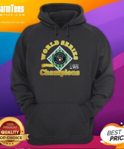 Nice Milwaukee Brewers 2025 World Series Champions trophy logo hoodie showcasing team spirit and style.