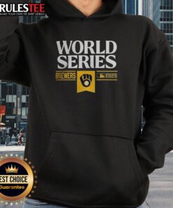 Stylish Nice Milwaukee Brewers MLB World Series 2025 hoodie showcasing team spirit and baseball pride.
