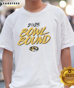 Alt Text: Nice Missouri Tigers Bowl Bound 2025 T-Shirt featuring vibrant colors and team logo for passionate fans.