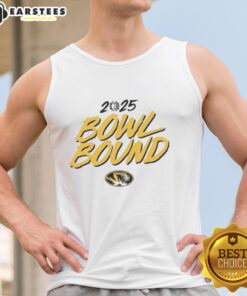 Nice Missouri Tigers Bowl Bound 2025 tank top featuring vibrant graphics and team colors for passionate fans.