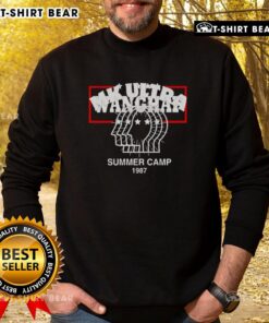 Vintage 1987 Nice MK Ultra Summer Camp sweatshirt featuring unique graphics and retro style in vibrant colors.