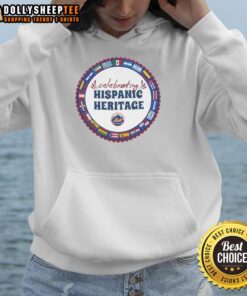 Alt Text: New York Mets Starter hoodie celebrating Hispanic Heritage, featuring vibrant colors and MLB logo, perfect for fans.
