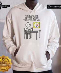 Fun Pittsburgh Steelers NFL 2025 meme hoodie for a nice Monday, perfect for fans showcasing team spirit.