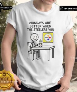 Funny Pittsburgh Steelers NFL 2025 meme t-shirt design for a nice Monday, perfect for fans and casual wear.