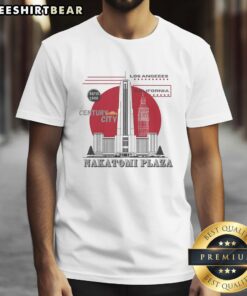 Nice Nakatomi Plaza T-Shirt featuring iconic Los Angeles design, celebrating Century City since 1988.