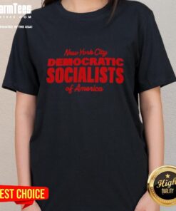 Nice New York City Democratic Socialists of America ladies tee featuring a stylish design and vibrant colors.