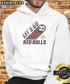 Nice New York Red Bulls Let's Go Hoodie featuring vibrant team colors and logo, perfect for fans and game day wear.