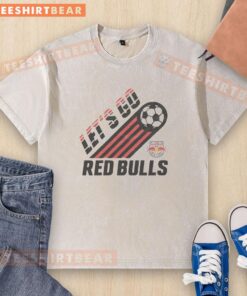 Nice New York Red Bulls Let's Go washed t-shirt featuring bold graphics, perfect for fans supporting their team.