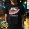 Nice Niku Just Do Eat T-Shirt featuring a vibrant design and motivational slogan for food lovers.