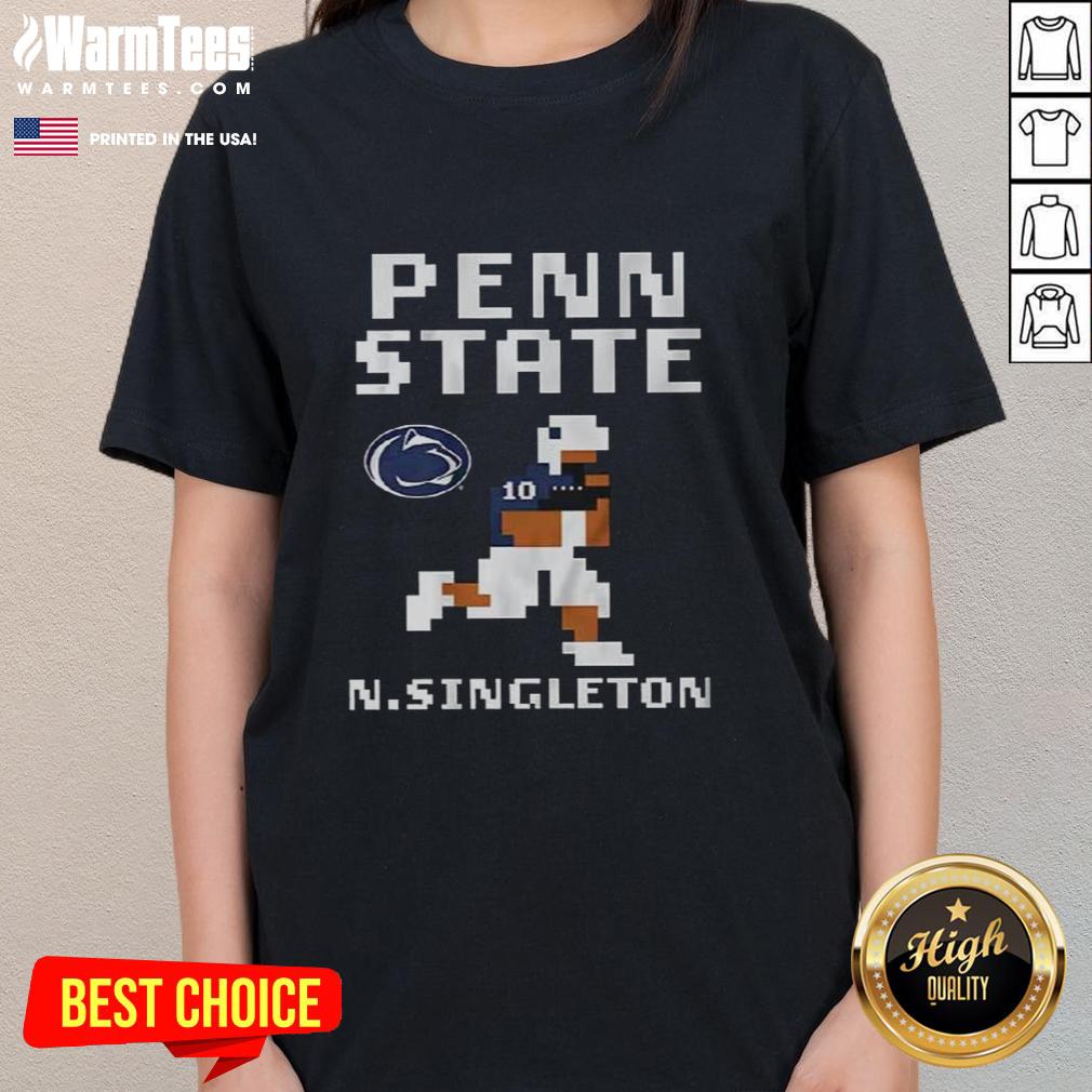 nice-penn-state-nittany-lions-football-nicholas-singleton-retro-baller-ladies-tee Stylish Penn State Nittany Lions football ladies tee featuring Nicholas Singleton in a retro design.