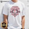 Philadelphia Phillies White Cooperstown World Series Champions Arch T-Shirt featuring team logo and vintage design.