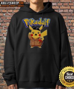 Alt Text: Cute Nice Pikadolf Pokemon Pikachu hoodie featuring vibrant colors and a playful design, perfect for fans.