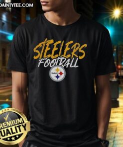 Stylish Pittsburgh Steelers Football Logo 2025 T-Shirt featuring bold design and vibrant colors for fans.