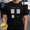 Nice Police Public Call Box TARDIS T-Shirt featuring iconic blue police box design for Doctor Who fans.