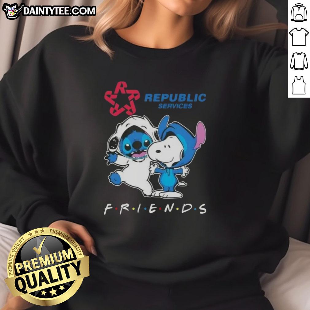 nice-premium-stitch-and-snoopy-x-republic-services-friends-sweatshirt Nice Premium Stitch and Snoopy X Republic Services Friends Sweatshirt featuring vibrant graphics and cozy design.