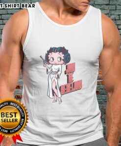 Retro cartoon princess parody tank top featuring Nice Rebel Pinup design, perfect for joining the rebellion in style.