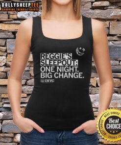 Stylish tank top featuring the 'Big Change' slogan for Nice Reggie's Sleepout by IHYCA YSS Organization.