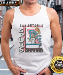 Victor Wembanyama San Antonio Spurs trading card tank top featuring vibrant graphics and team colors for fans.