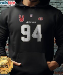 Alt Text: Stylish Nice San Francisco 49ers Bad Bunny Benito hoodie for 2025-2026, showcasing team spirit and trendy design.