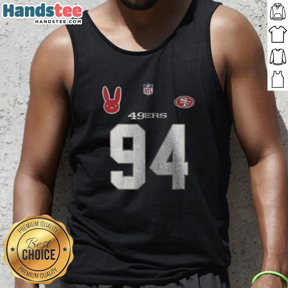 nice-san-francisco-49ers-bad-bunny-benito-2025-2026-tank-top Stylish Nice San Francisco 49ers Bad Bunny Benito 2025-2026 tank top featuring vibrant colors and trendy design.
