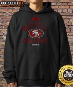 Stylish Nice San Francisco 49ers NFL Miracle Academy Nahmias hoodie in red, perfect for fans and casual wear.