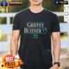Alt Text: Vintage Seattle Mariners Ken Griffey Jr. and Jay Buhner 1995 Hall of Fame T-Shirt showcasing iconic baseball legends.