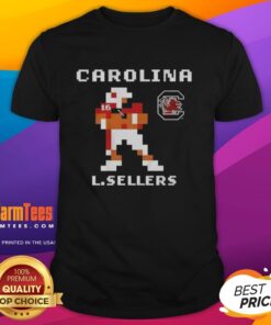 Retro South Carolina Gamecocks Lanorris Sellers Baller T-Shirt featuring vibrant colors and a stylish design.