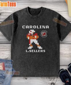 Alt Text: Retro Baller washed t-shirt featuring Lanorris Sellers, perfect for South Carolina Gamecocks fans.