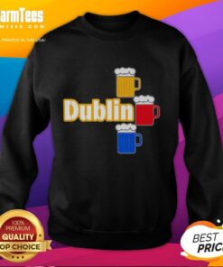 Nice Steelers Dublin 2025 Sweatshirt featuring team colors and logo, perfect for fans and stylish casual wear.