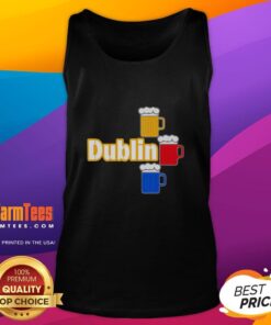 Stylish Nice Steelers Dublin 2025 tank top featuring vibrant team colors and logo, perfect for game day attire.